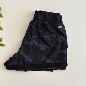 rbx black camouflage shorts